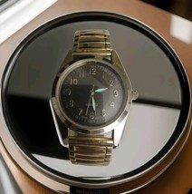 Puritan Japan Movement Gold Tone Stretch Fit Bracelet Quartz Watch New B... - $237.82 MXN