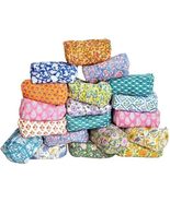 5 Pcs Mix Lot Vintage Indian block Print Large Toiletry Bag, Colorful Ma... - $791.96 MXN+