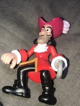 Disney Captain Hook (Peter Pan) Cake Topper Action Poseable Toy 4” - £11.74 GBP