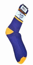 Minnesota Vikings Dress Classic Style Crew Socks - Size Large Socks Nfl New - £7.83 GBP