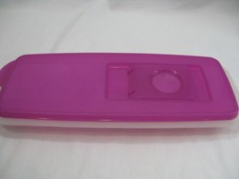 Tupperware Fresh n Pure Ice Cube Tray Flip Top Lid Pink Purple 14 cubes ... - £10.03 GBP