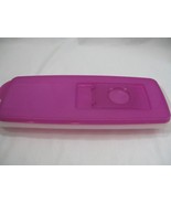 Tupperware Fresh n Pure Ice Cube Tray Flip Top Lid Pink Purple 14 cubes ... - £9.90 GBP