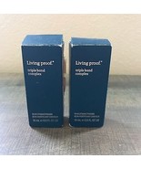 2 Living Proof Triple Bond Complex Hair Strengtheners .5 fl oz. NEW in BOX - £28.21 GBP