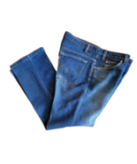 Vtg Levis 517-2017 Jeans Bootcut Blue Denim Tag 38x30 Fits 36x28 Red Tab USA - $32.62