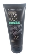 Pierres Face Mask Charcoal Remedy Cleanse Black Mud 5.1oz Apothecary - £9.42 GBP