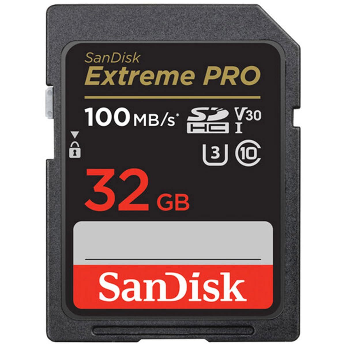 SanDisk Extreme PRO 32GB UHS-I U3 SDHC Memory Card - $20.39