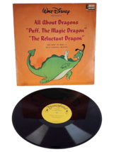 Walt Disney Presents All About Dragons Puff the Magic Dragon LP 1966 - £8.86 GBP