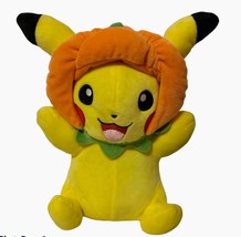 2019 Pokémon Pikachu Halloween Plush Stuffed Animal Pumpkin Head Party Pokemon - £12.94 GBP