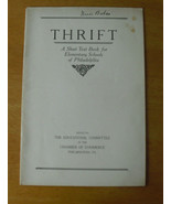 Vintage 1917 Booklet Thrift Short Text Book for Elementary Schools Phila... - £14.76 GBP