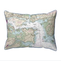 Betsy Drake Portsmouth Harbor, NH Nautical Map Small Corded Indoor Outdoor - £38.87 GBP