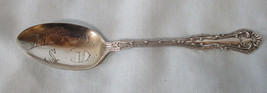 Sterling Souvenir Spoon Huron, South Dakota, Monogram - £27.16 GBP