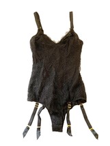 AGENT PROVOCATEUR Womens Bodysuit Fishnet Straps Elegant Lingerie Black ... - £137.10 GBP
