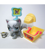 Littlest Pet Shop # 345 Angora CAT with Bargain Hunters, Shopping Access... - £8.79 GBP