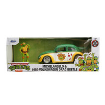 TMNT TV 1987 VW Beetle with Michelangelo 1:24 Scale - £49.43 GBP