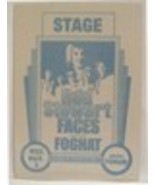 ROD STEWART FACES / FOGHAT - VINTAGE ORIGINAL 1970&#39;s CLOTH BACKSTAGE PAS... - $27.40 CAD