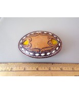 Vintage Leather Belt Buckle - €21,10 EUR