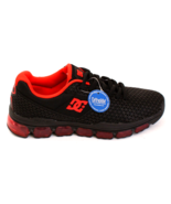 DC Shoes Black &amp; Red PSI + Flex Mesh Athletic Shoes Sneakers Women&#39;s Size 9 - £96.90 GBP