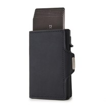 Rbon fiber card holder men wallets slim thin coin pocket id bank credit cardholder case thumb200