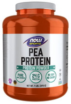 Sports Nutrition, Pea Protein 24G, Fast Absorbing, Unflavored Powder, 7-Pound - £52.28 GBP