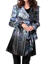 Angel Verdant Trench Rain Jacket Blue Multi - €85,59 EUR