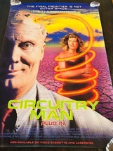 Movie Theater Cinema Poster Lobby Card vtg 1990 Circuitry Man Plughead Plug Head - £31.34 GBP