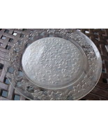 Princess House, Fantasia Pattern, Platter/cake plate, clear and frost gl... - $723.58 MXN