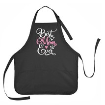 Best Mom Ever Apron, Mothers Day Apron, Best Mom Mothers Day Gift - £14.38 GBP
