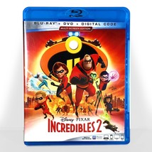 Disney/ Pixar - Incredibles 2 (3-Disc Blu-ray/DVD, 2018) Like New ! Holly Hunter - £8.82 GBP