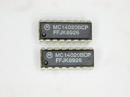 Military Spec MC14020BCP &quot;CD4020&quot; Motorola 16P DIP CMOS IC - $107.74 MXN