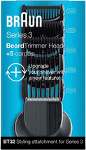 Braun One Size Versatile Beard Trimmer Head + 5 Combs Kit, Series 3 Comp... - £29.67 GBP