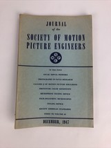 SMPE Journal Of The Society Of Motion Picture Engineers December 1947 VO... - £10.21 GBP