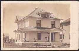 Enid, Oklahoma Pre-1920 RPPC - Home of Mrs. J.W. Leslie Photo Postcard - £13.68 GBP