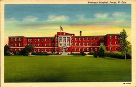 Fargo North Dakota Veterans Hospital -1943 Vintage Postcard -BK49 - £3.10 GBP