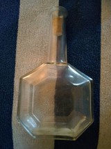 Vintage Long Neck Octagon Shaped Whiskey Bottle With Cork - $35.10