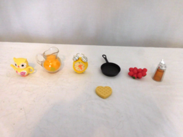 American Girl AG Bouquet Nightstand Yellow Alarm Clock +  Owl Tea Pot  +... - $10.90