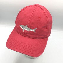 Harding Lane Needlepoint Shark Kennebunkport Maine Strapback Baseball Ca... - $24.74
