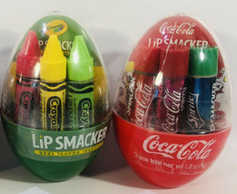 Bundle Of 2, Assorted Lip Smacker Lip Balm Best Flavor Forever Flavors 3 Pcs Egg - £7.97 GBP