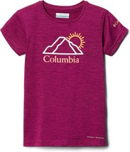 Columbia Mission Peak Short Sleeve Graphic T Shirt Youth Girls L Performance NEW - £18.04 GBP