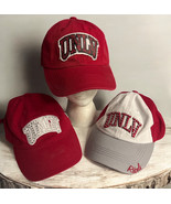 LOT OF 3 UNLV Rebels Women’s Adjustable Baseball Caps Hats Collegiate He... - $32.14 CAD