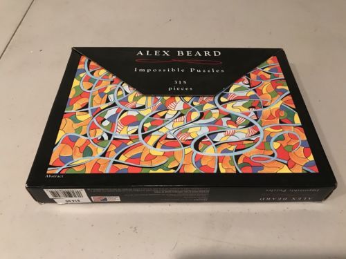 ALEX BEARD Impossible Puzzle- Abstract 315 Pieces New! - $7.25