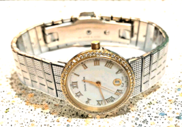 Daniel Mink 18K YG/SS w/ Diamond Bezel Beautiful Ladies  Watch  - $9,188.59 MXN
