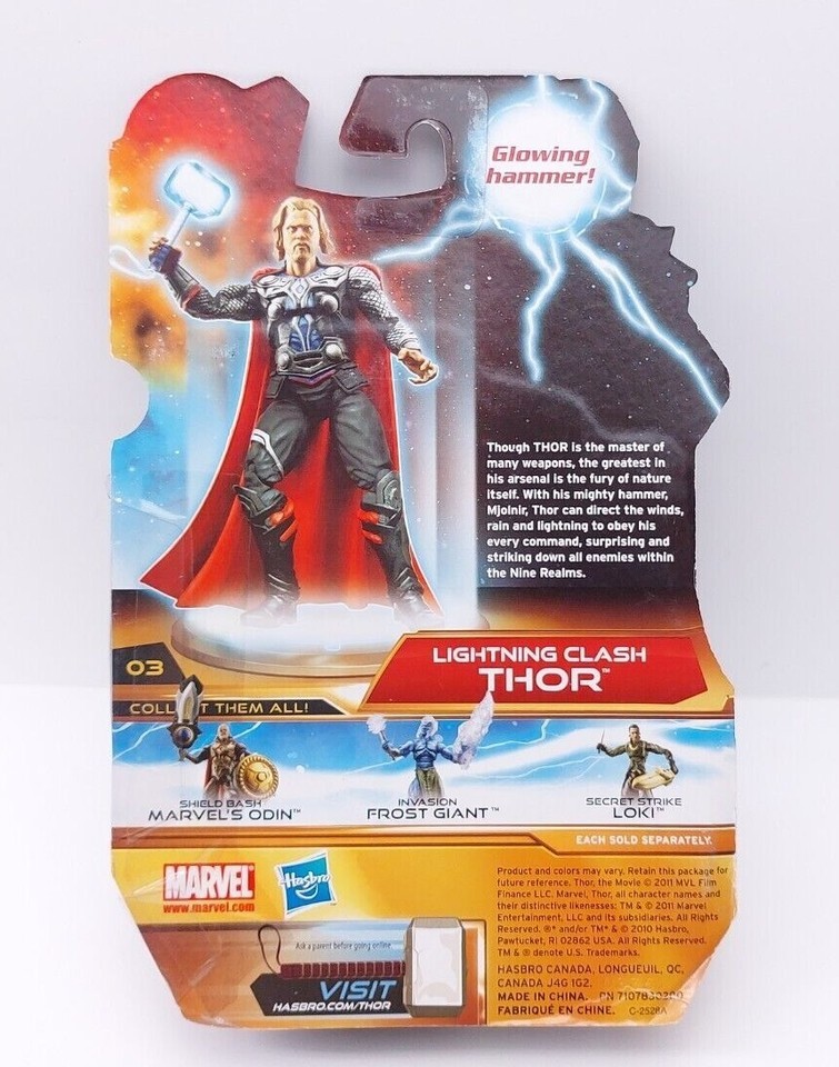 Marvel Studios THOR The Mighty Avenger *Glowing Hammer* - 3.75" Figure Item image 4