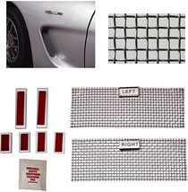 C5 Corvette Cove Side Screen Insert Kit Stainless Steel Woven Mesh 97 thru 04 - $34.96