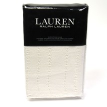 Ralph Lauren European Sham LUCIE Open Weave Cream 100% Cotton 26&quot; x 26&quot; - £106.66 GBP