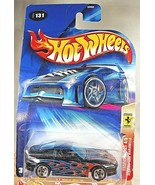 2004 Hot Wheels #131 Ferrari Heat 4/5 FERRARI 550 MARANELLO Black w/Chro... - $8.75