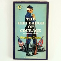 The Red Badge of Courage Stephen Crane Vintage Paperback Book Classic 1964 Novel - £9.56 GBP