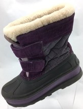 SH29 UGG Australia Ramsey Girls Sz 3 Purple Boots Waterproof Snow Winter - $30.46