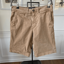American Eagle Khaki Flat Front Shorts 28 x 9.5 - $20.70