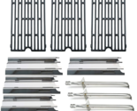 Grill Cooking Grates Grid Heat Plates Burners Parts Kit For Vermont Cast... - £82.75 GBP
