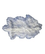 Bleached White Mongolian Sheep Skin Rug Size ~ 35 X 20 inches Tibetan Lamb - £61.37 GBP